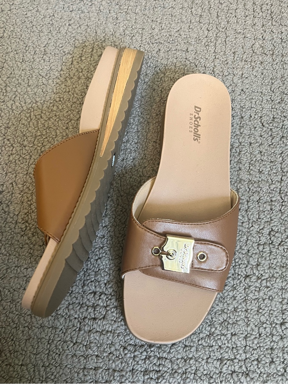 NEW Dr. Scholl’s Buckle Slide Sandal